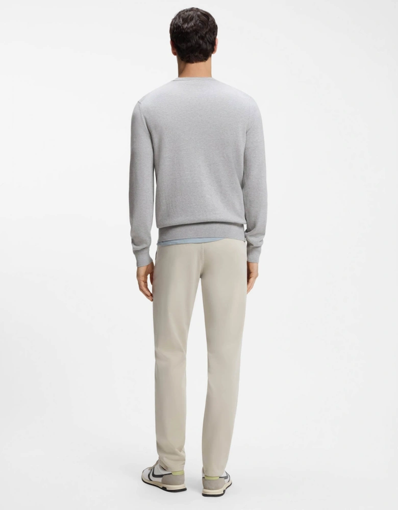BOSS Orange Kanovano Mens Crew Neck Jumper  - Open Grey 086
