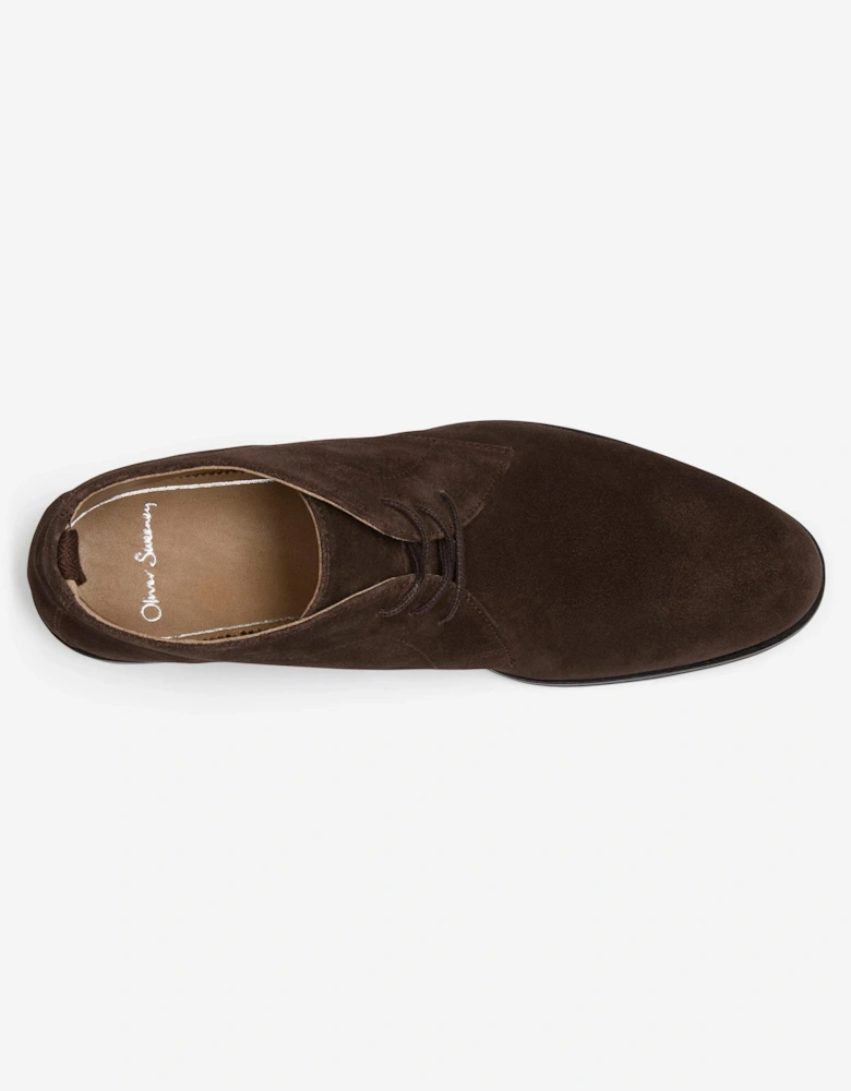 Oliver Sweeney Silverdale Suede Mens Chukka Boots - Chocolate