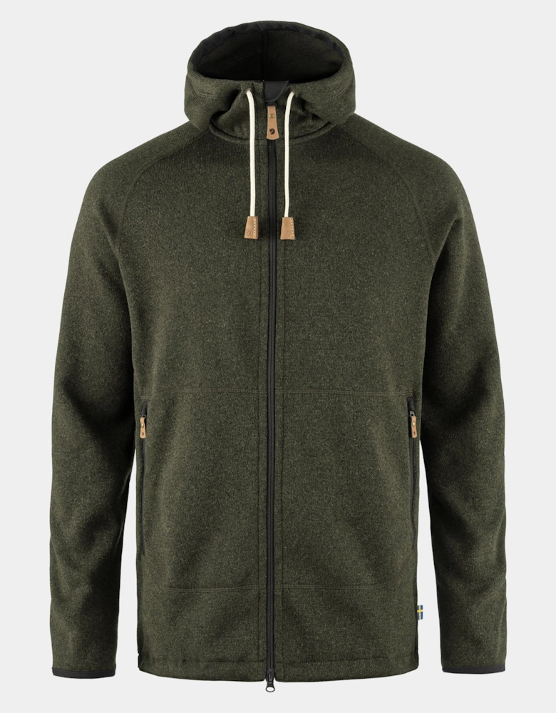 Fjallraven Ovik Fleece Hoodie - Deep Forest 662