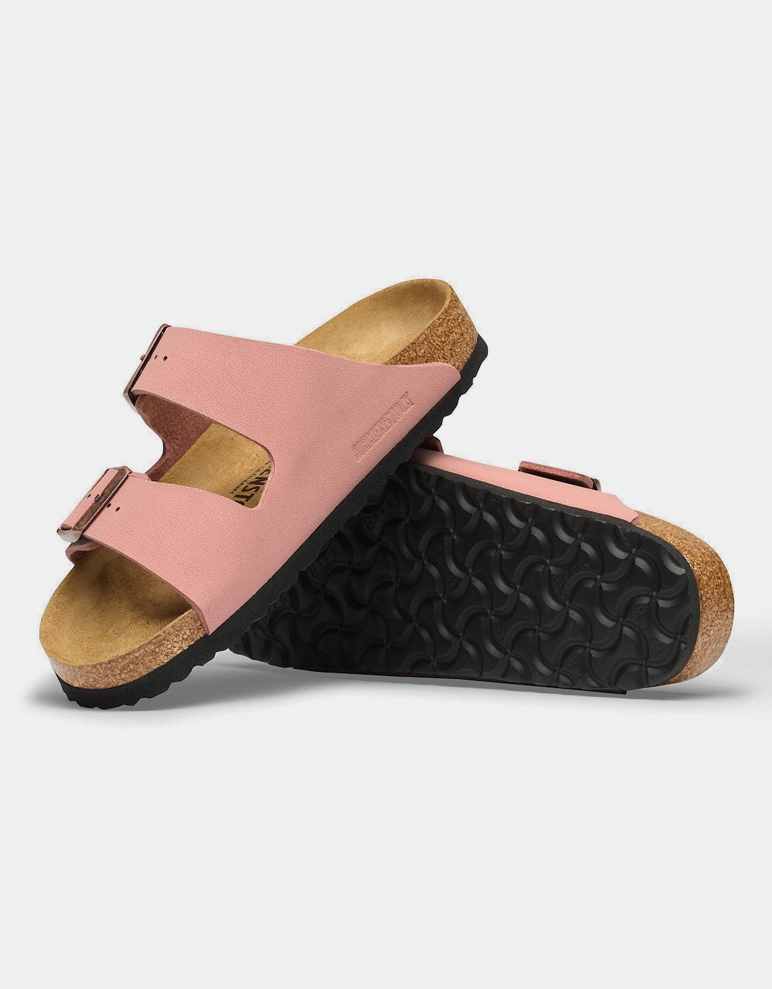 Birkenstock Arizona Birkibuc Womens Sandals - Pink Clay