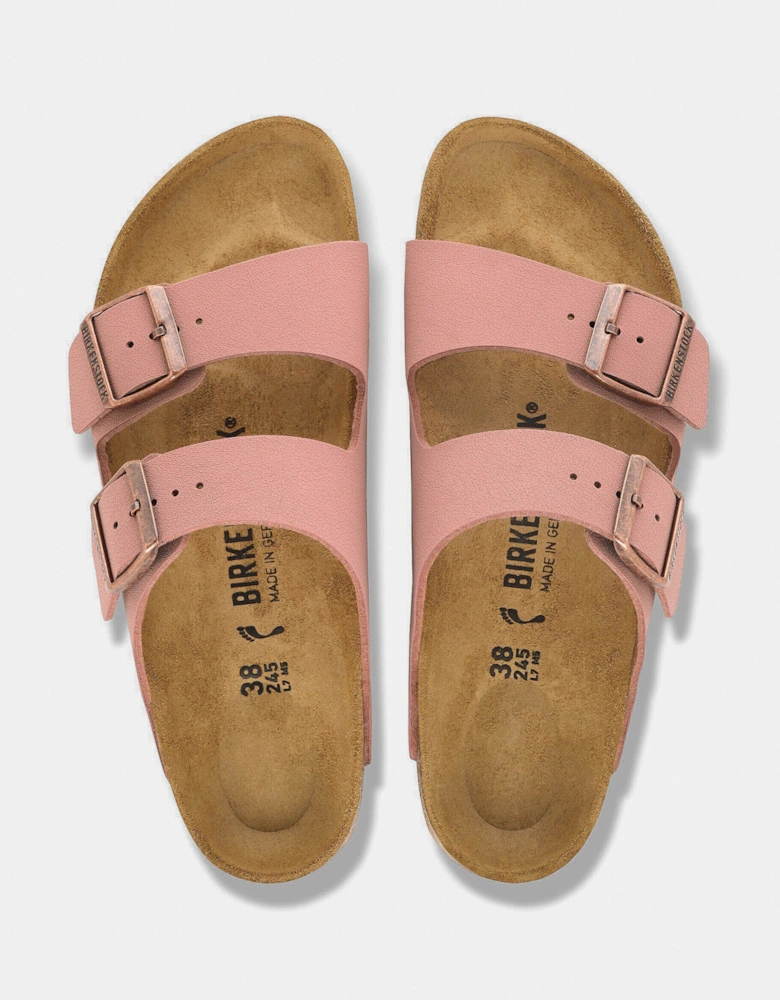 Birkenstock Arizona Birkibuc Womens Sandals - Pink Clay