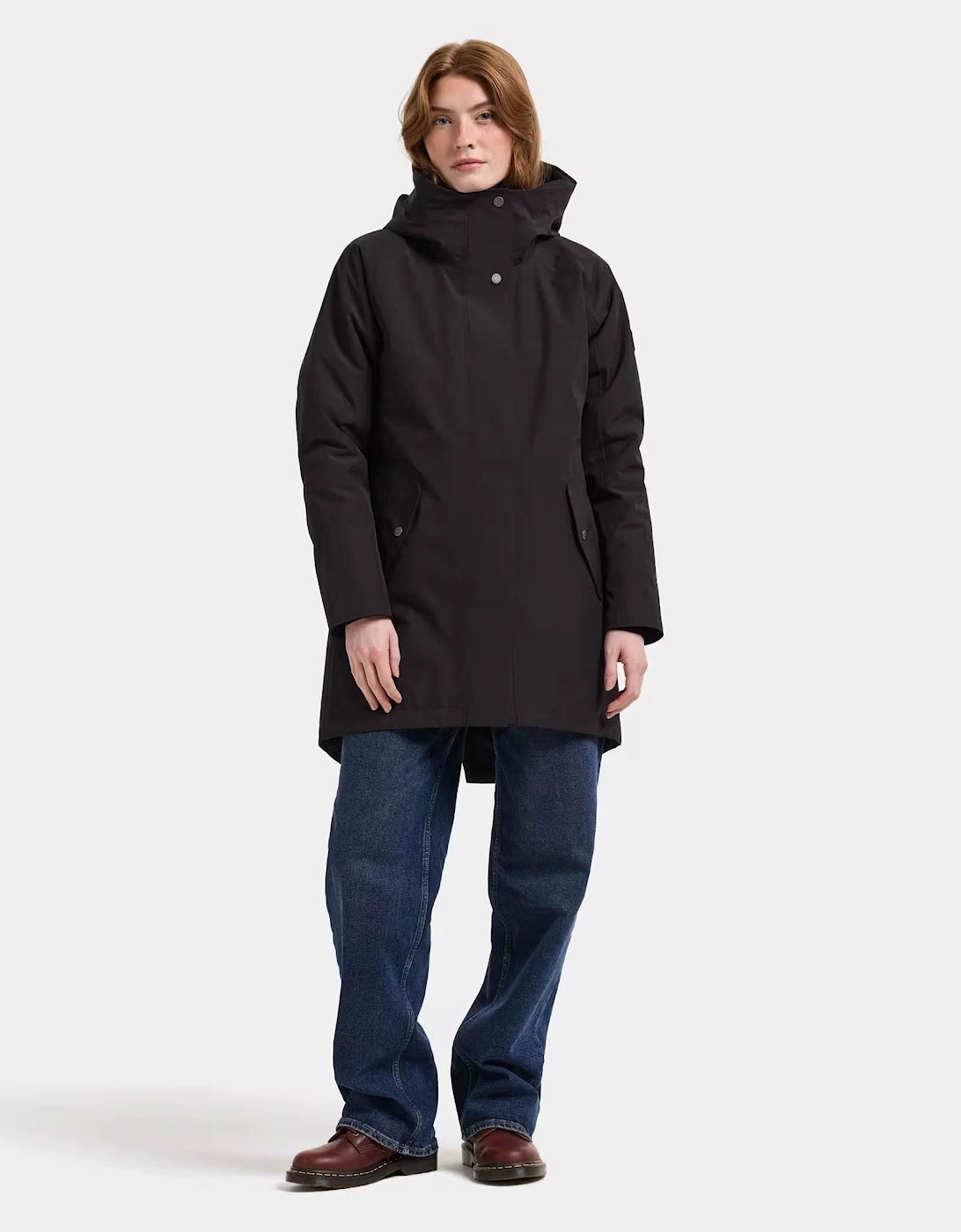 Didriksons Womens Alana Parka 2 - Black 060