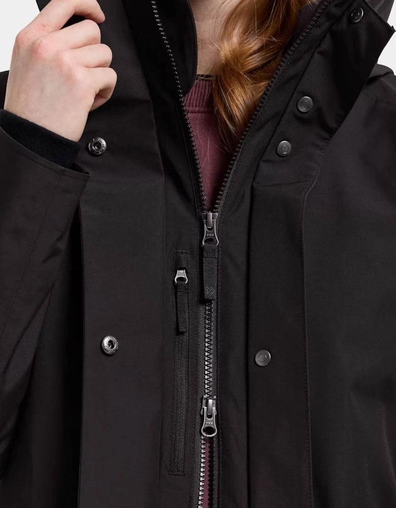 Didriksons Womens Alana Parka 2 - Black 060
