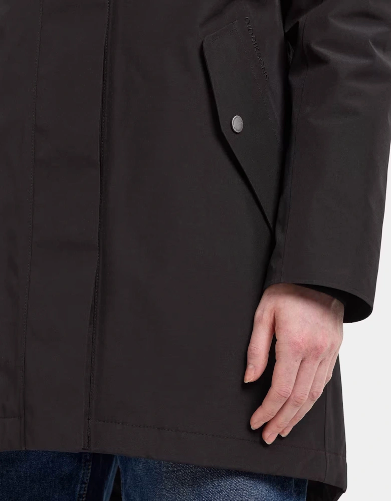 Didriksons Womens Alana Parka 2 - Black 060