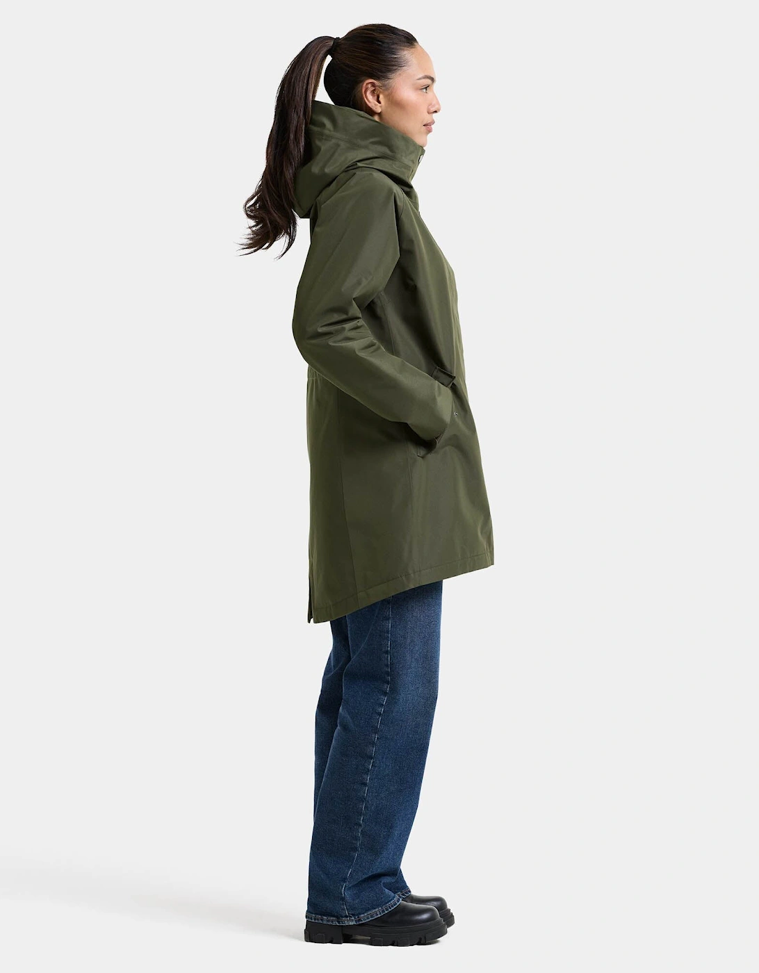 Didriksons Womens Alana Parka 2 - Deep Green 300