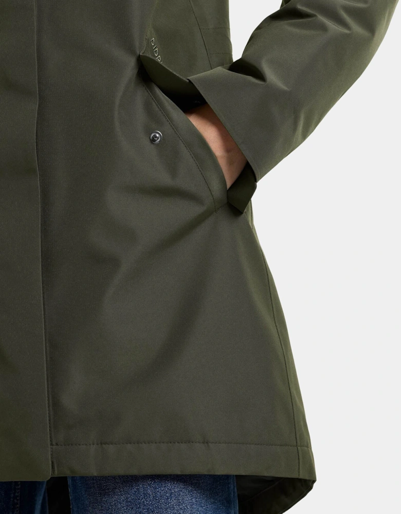 Didriksons Womens Alana Parka 2 - Deep Green 300