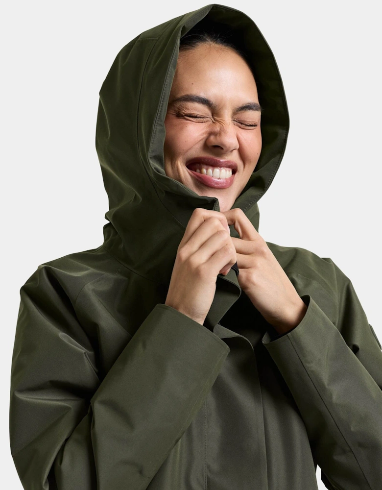 Didriksons Womens Alana Parka 2 - Deep Green 300