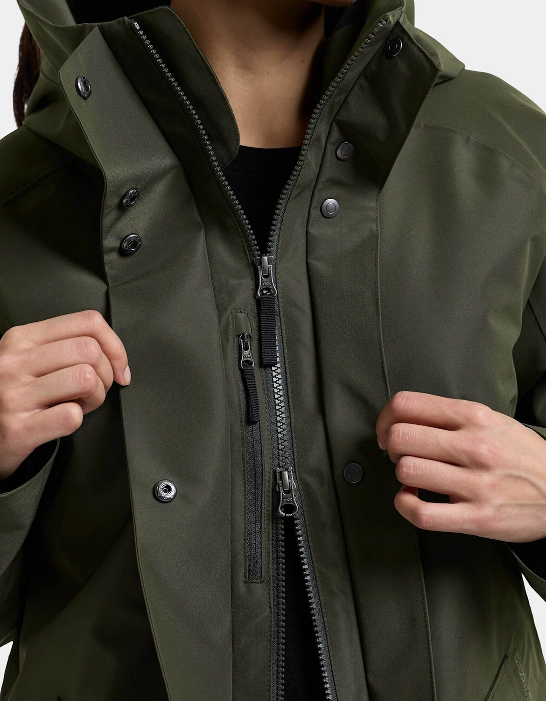Didriksons Womens Alana Parka 2 - Deep Green 300
