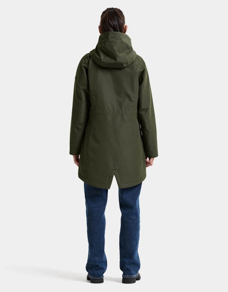 Didriksons Womens Alana Parka 2 - Deep Green 300