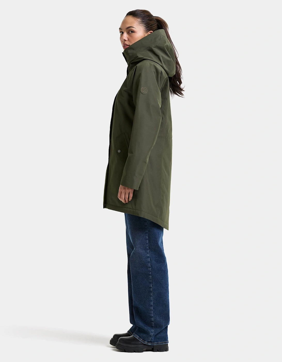 Didriksons Womens Alana Parka 2 - Deep Green 300