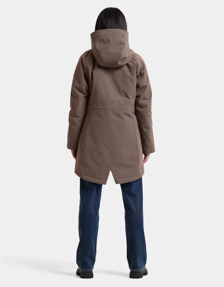 Didriksons Womens Alana Parka 2 - Mocha Brown F07