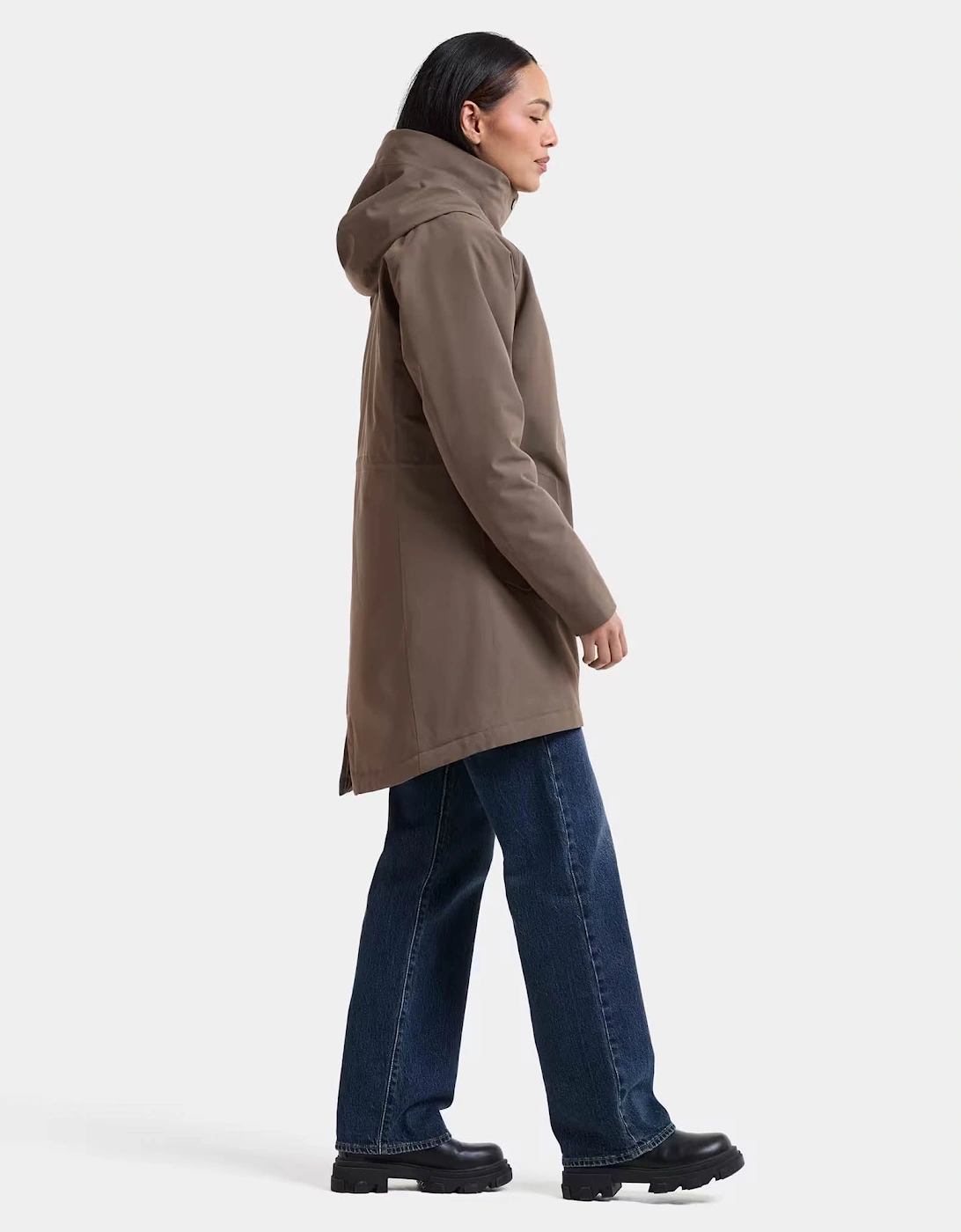 Didriksons Womens Alana Parka 2 - Mocha Brown F07