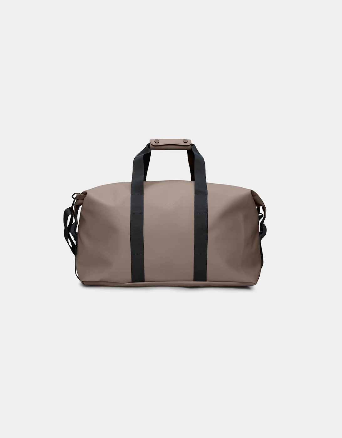 Rains Hilo Weekend Bag, Women's Waterproof Travel Holdall in Grey, 36L Capacity, 35 x 62 x 26 cm
