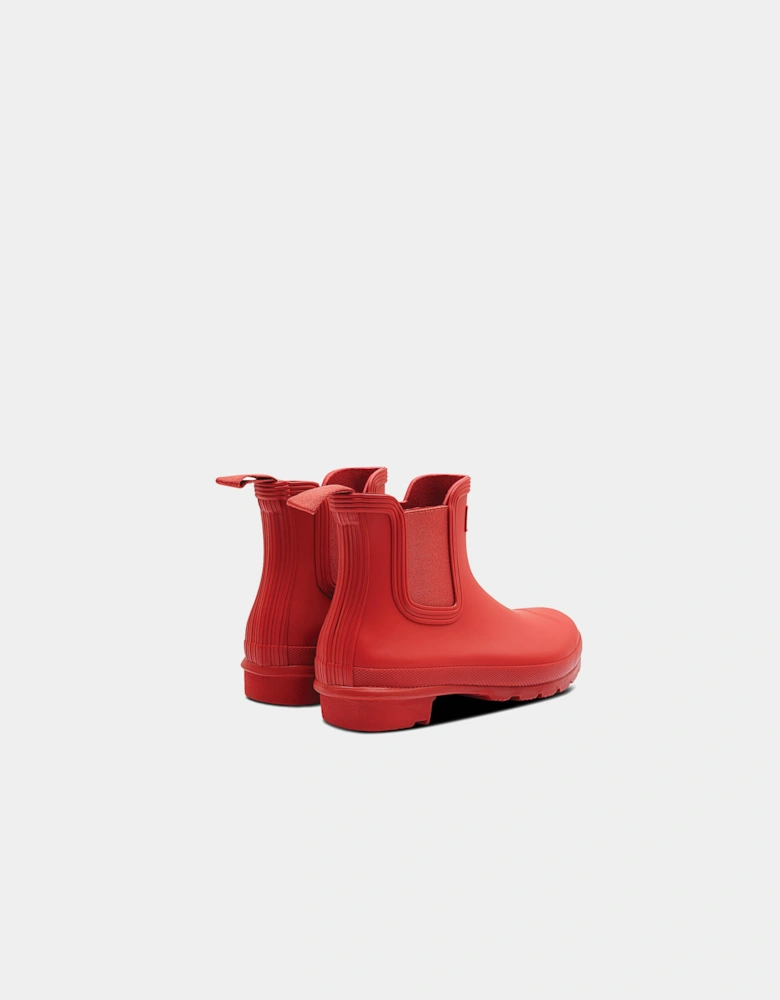 Hunter Original Chelsea Womens Boots - Military Red