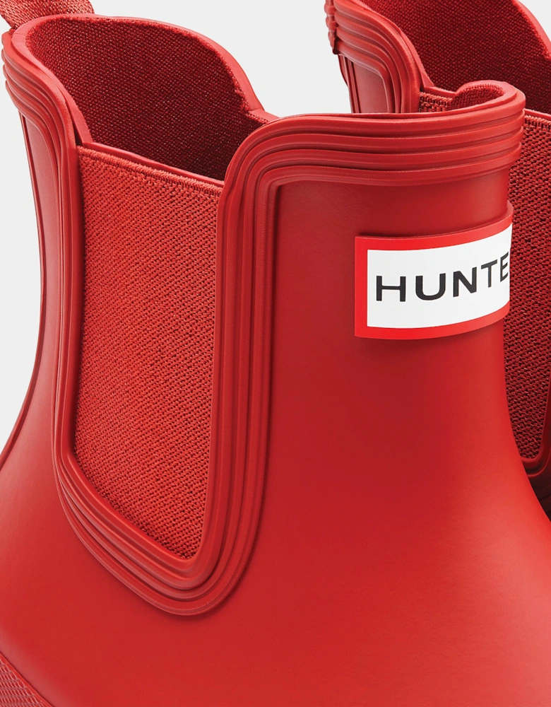 Hunter Original Chelsea Womens Boots - Military Red