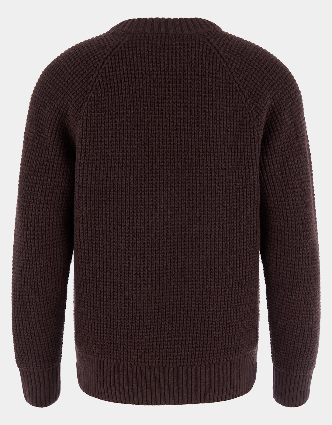 Fjallraven Ovik Waffle Knit Mens Jumper - Black Oak 294