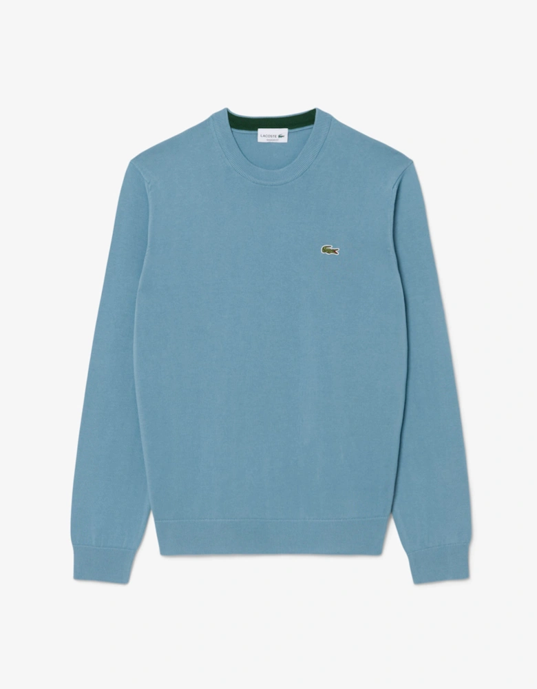 Lacoste Mens Organic Cotton Crew Neck Sweater - Aral 57I