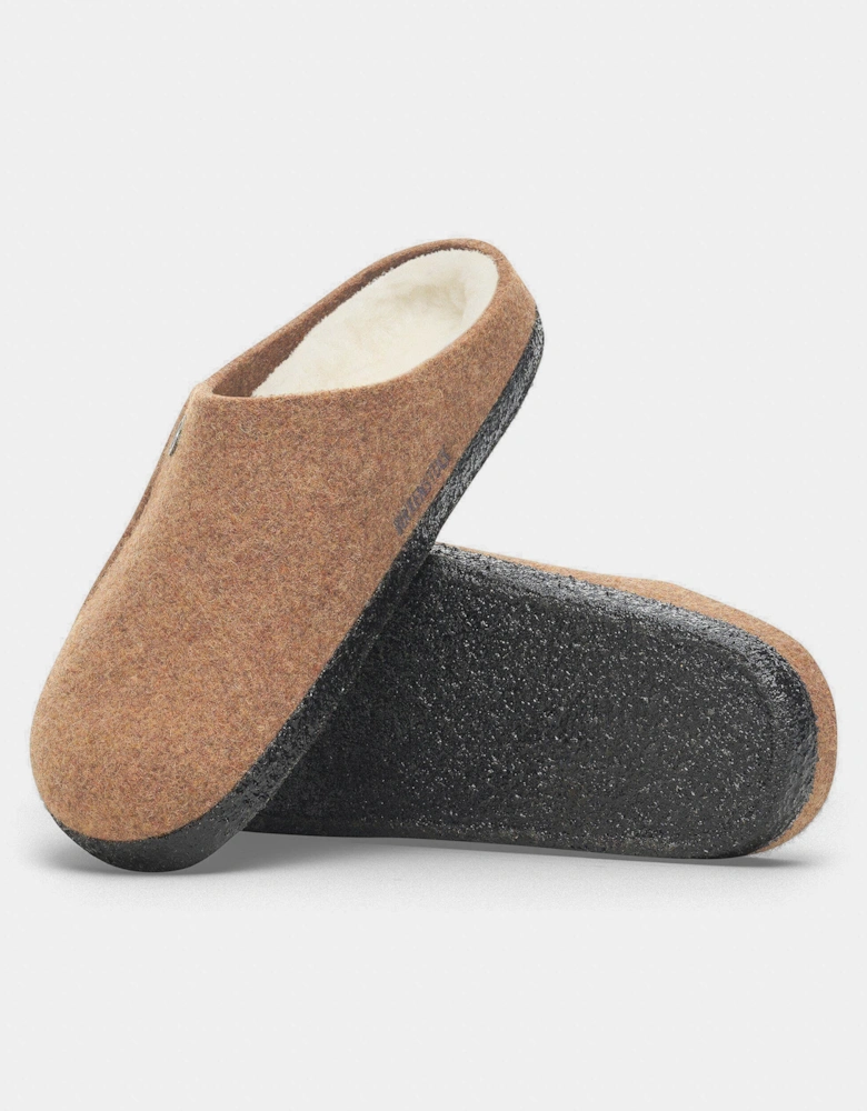 Birkenstock Zermatt Shearling FE Womens Clogs - Toffee Melange