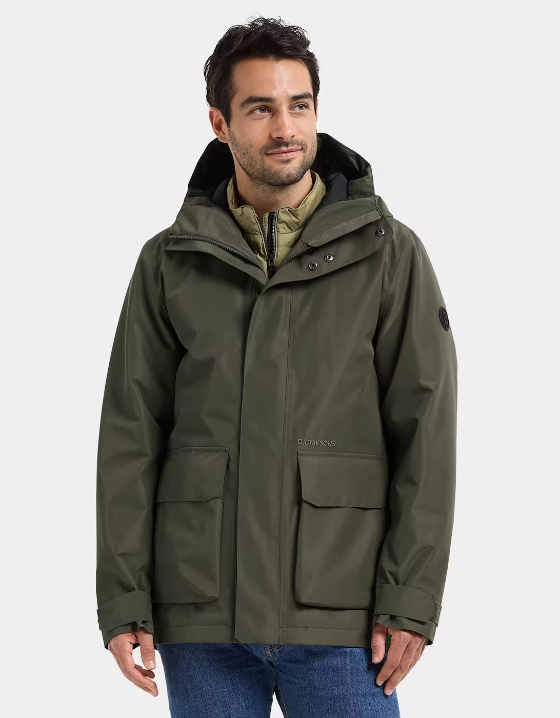Didriksons Unisex Liam Jacket 2 - Deep Green 300