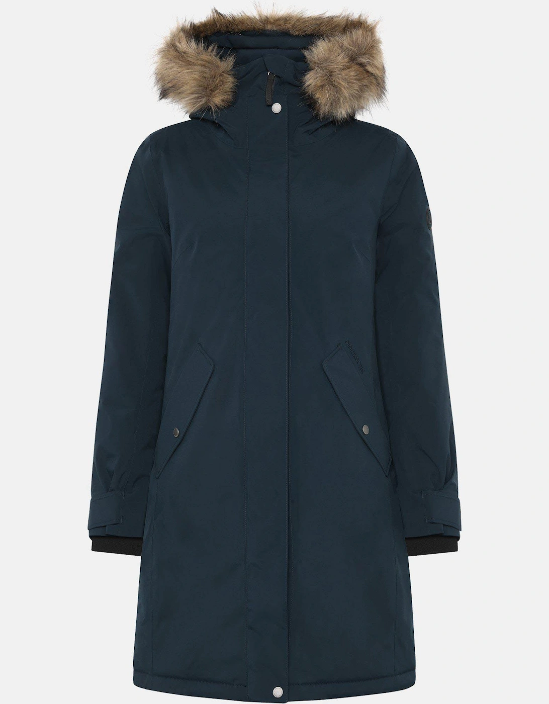 Women's Didriksons Womens Erna Parka 2 - Dark Night Blue 999 - Navy - Size: 14