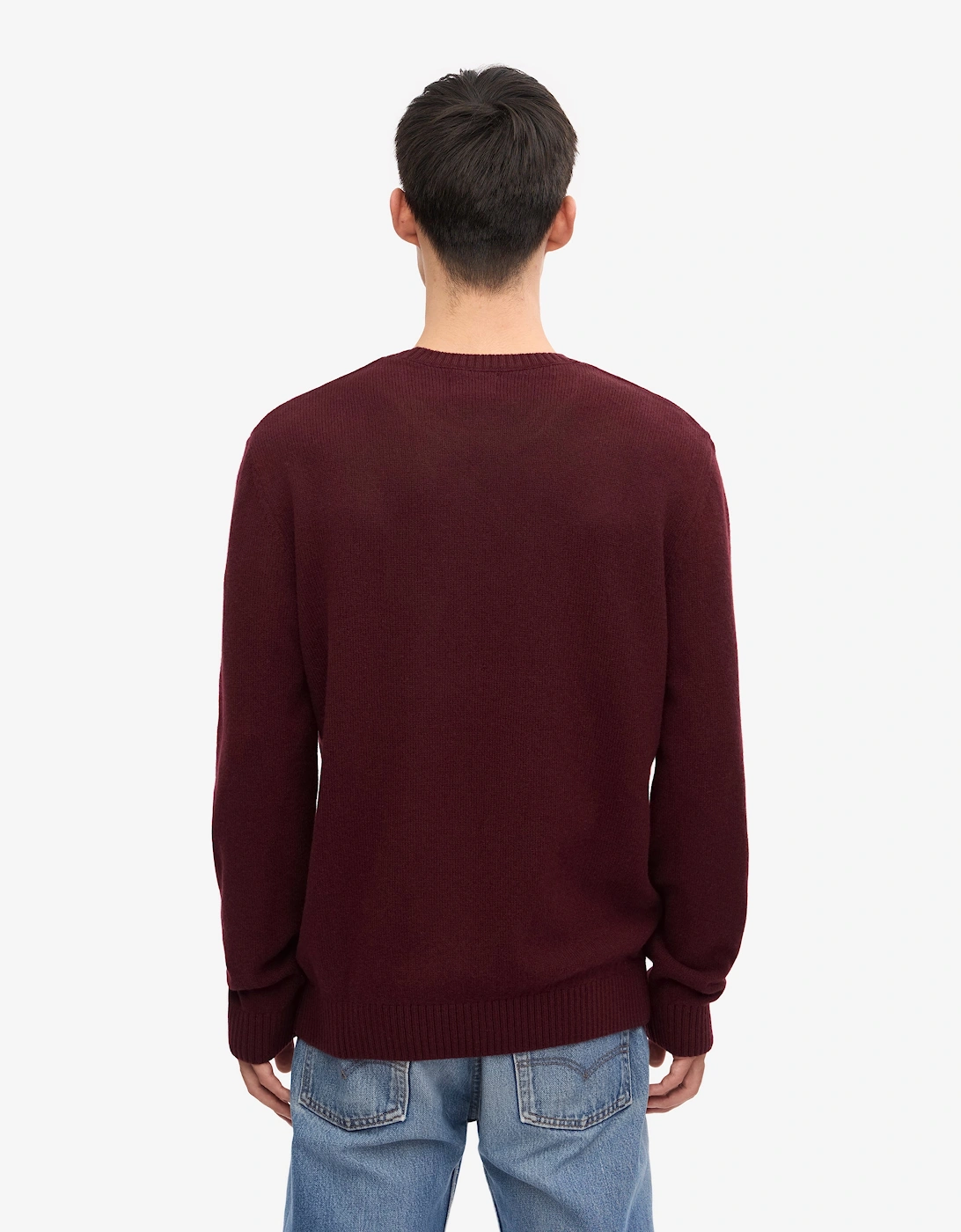 Colorful Standard Classic Merino Wool Crew Neck Jumper - Oxblood Red