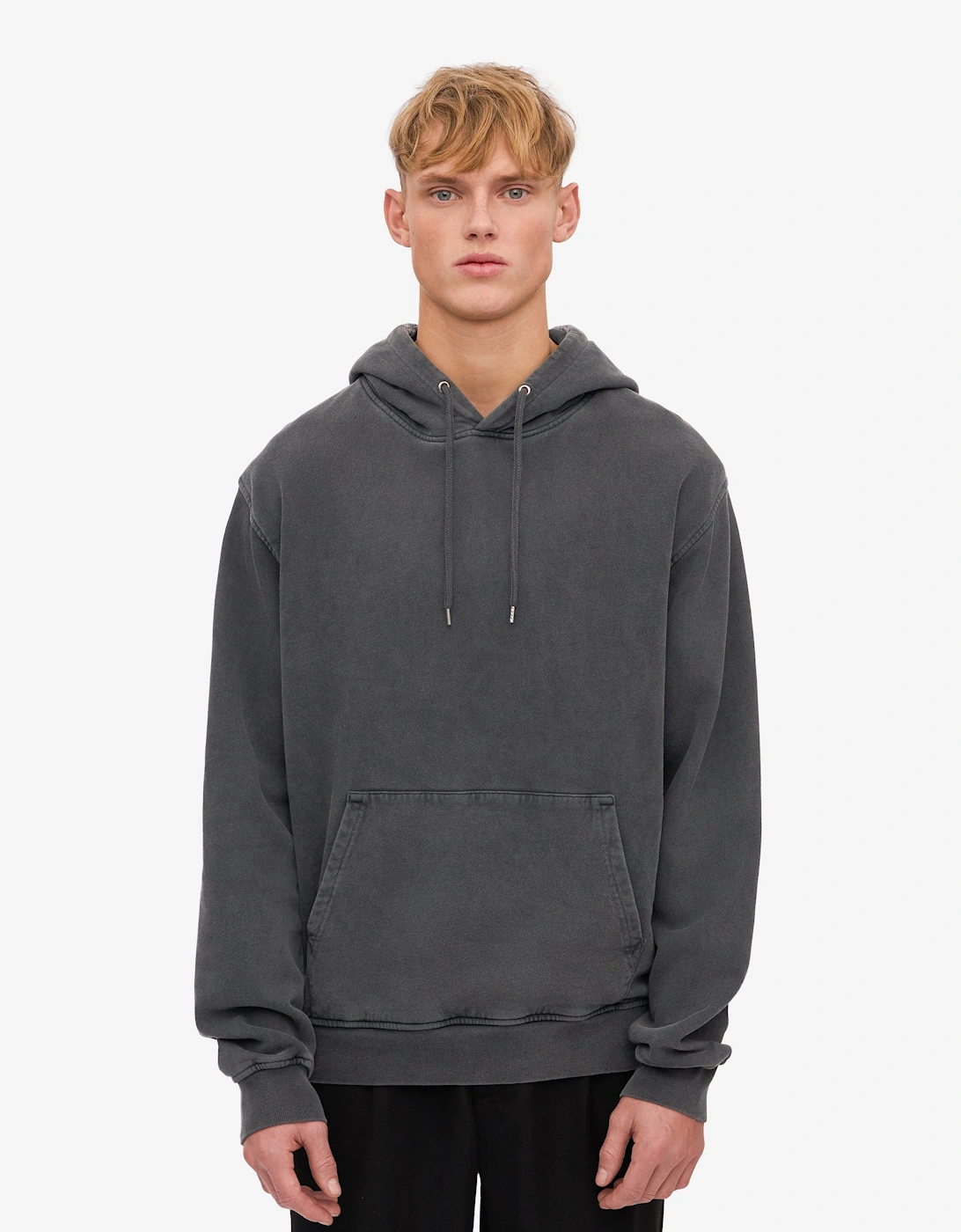 Colorful Standard Men's Black Classic Organic Hoodie - Faded - Faded - L - Image 3