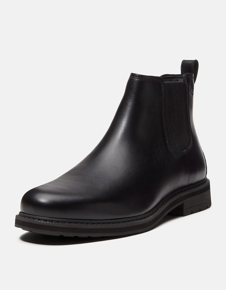 Timberland Stormbucks Mens Full Grain Leather Mid Chelsea Boots - Black