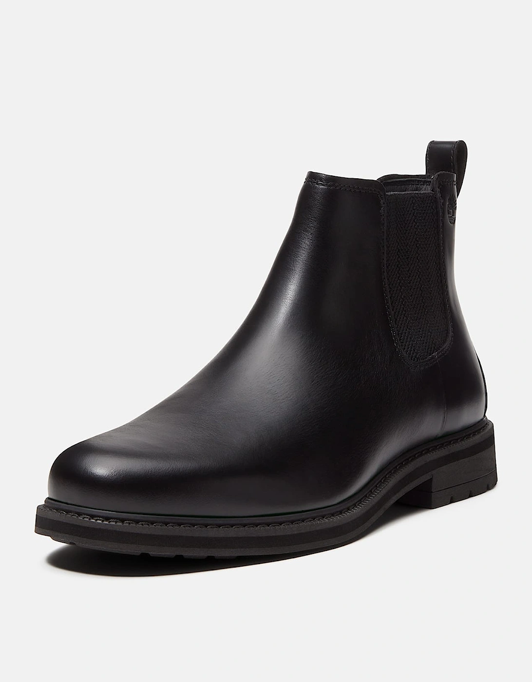 Timberland Stormbucks Mens Full Grain Leather Mid Chelsea Boots - Black