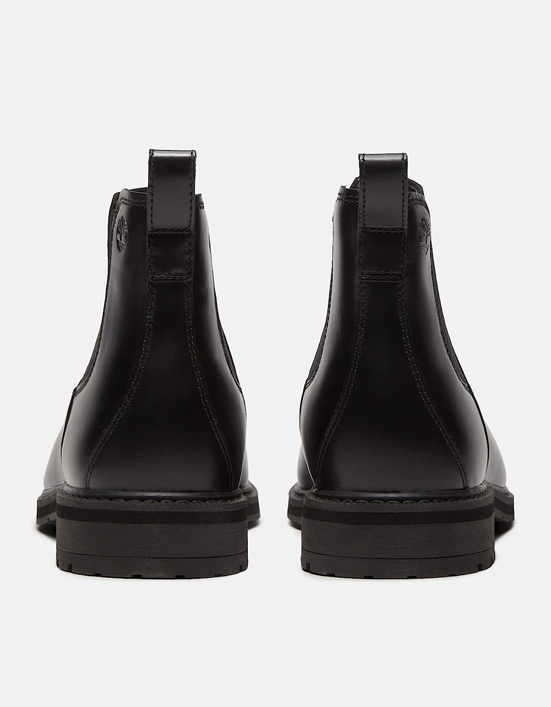 Timberland Stormbucks Mens Full Grain Leather Mid Chelsea Boots - Black