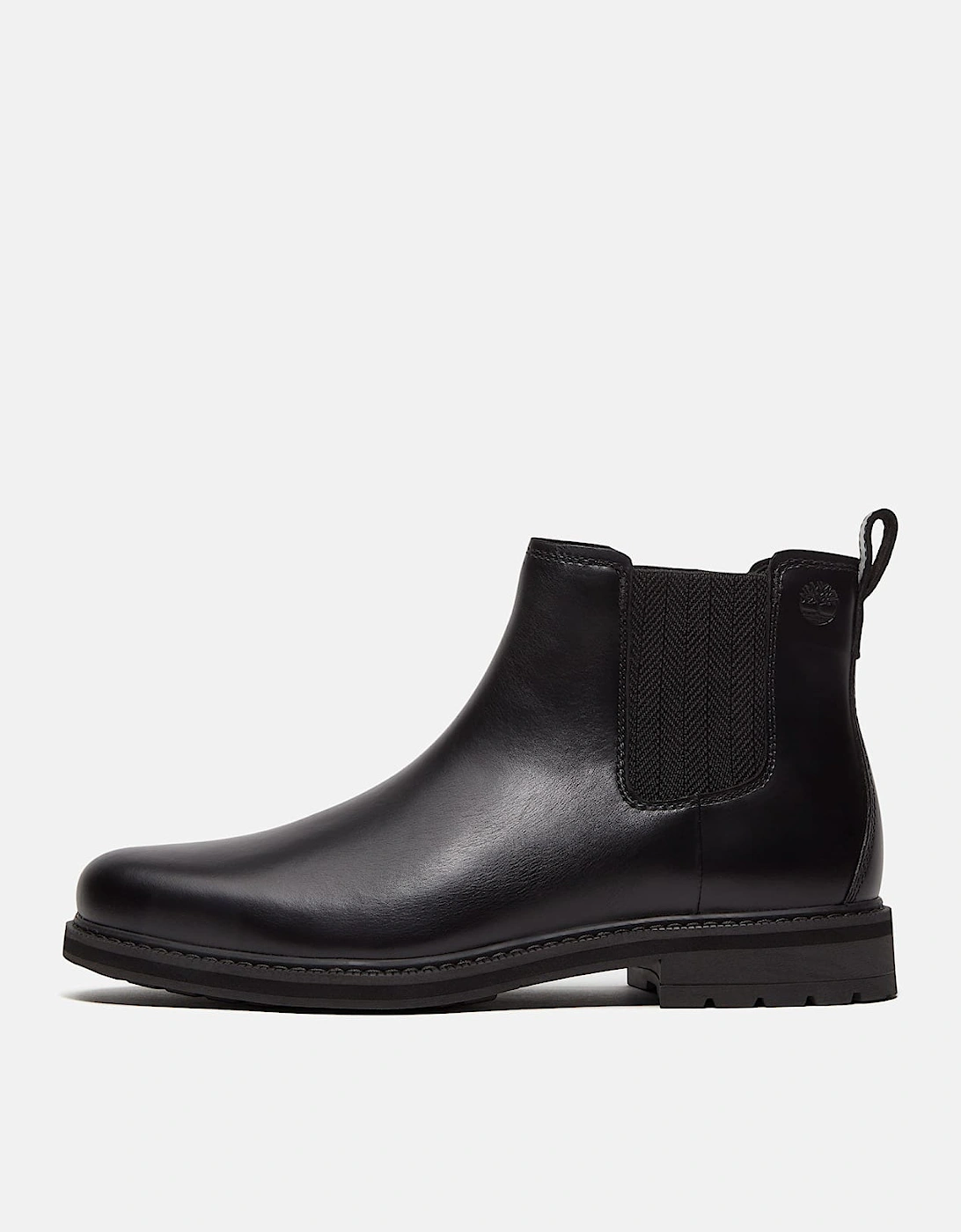 Timberland Stormbucks Mens Full Grain Leather Mid Chelsea Boots - Black