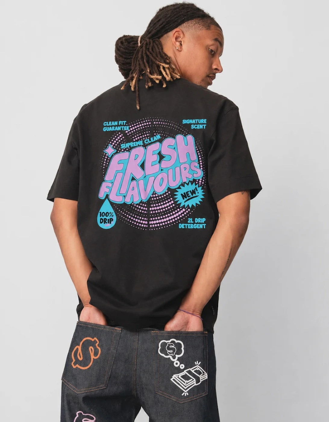 Fresh Flavours Detergent T-Shirt - Black