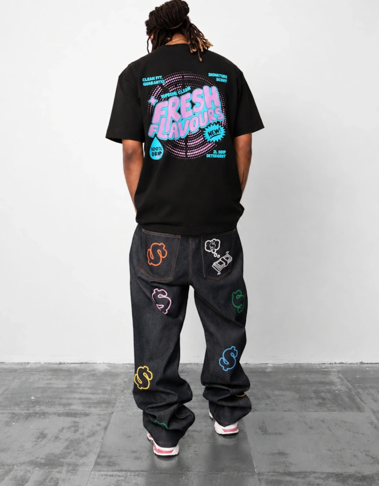 Fresh Flavours Detergent T-Shirt - Black