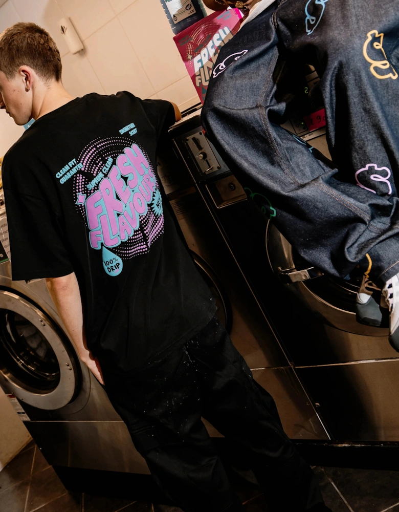 Fresh Flavours Detergent T-Shirt - Black