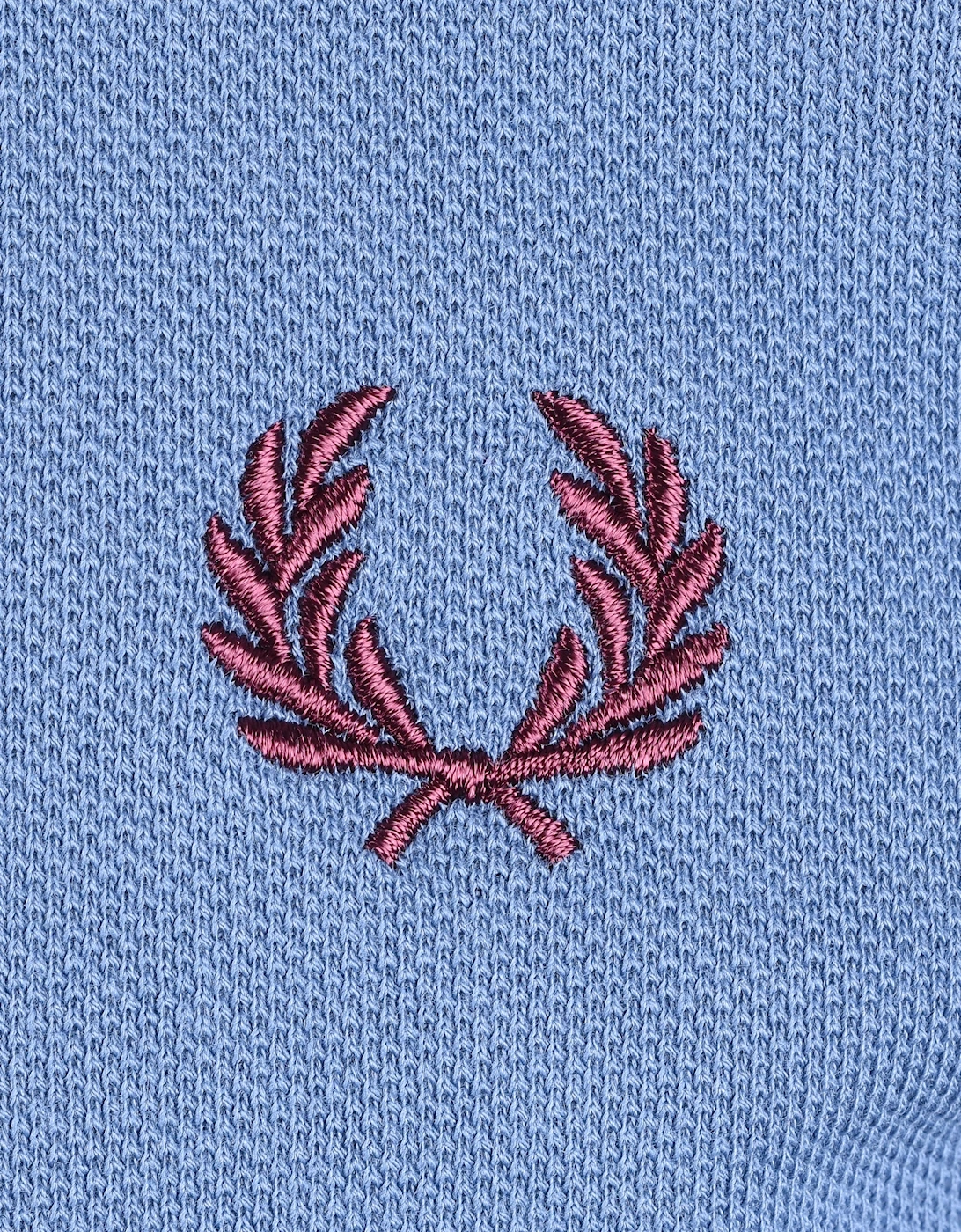 FRED PERRY TWIN TIPPED POLO ACEBLUE/SLT/PLUM