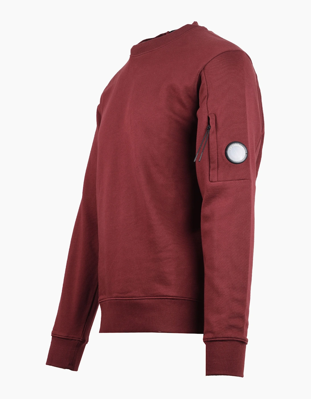 CP COMPANY DIAGONAL RAISED SWEATSHIRT ANDORRA RED