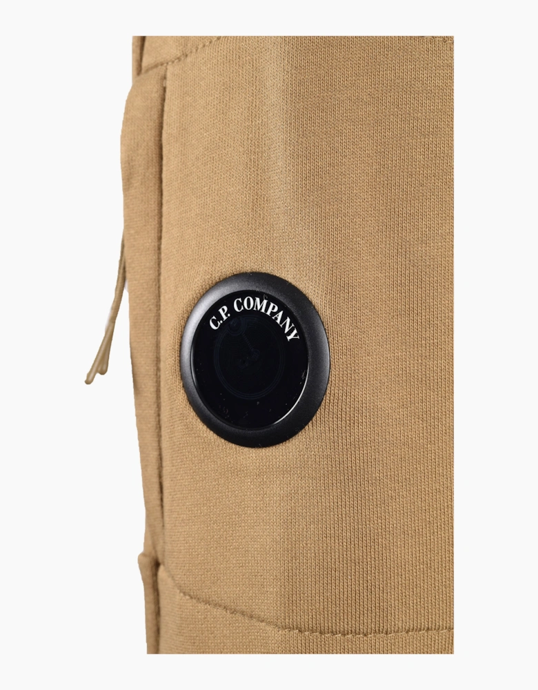 CP COMPANY DIAGONAL RAISED HALF ZIP SWEATSHIRT ERMINE