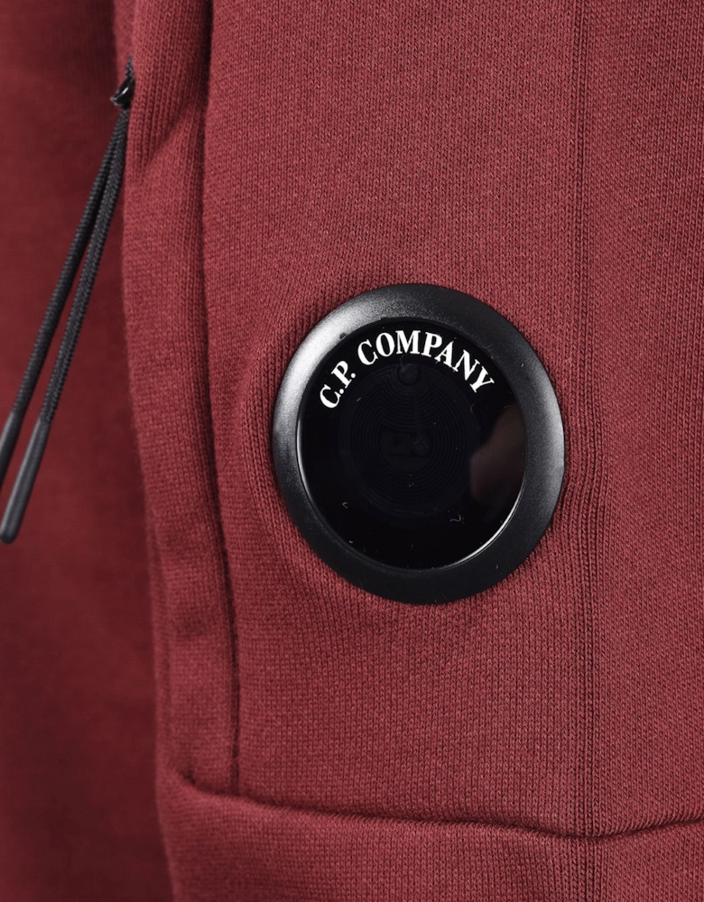 CP COMPANY DIAGONAL RAISED SWEATSHIRT ANDORRA RED