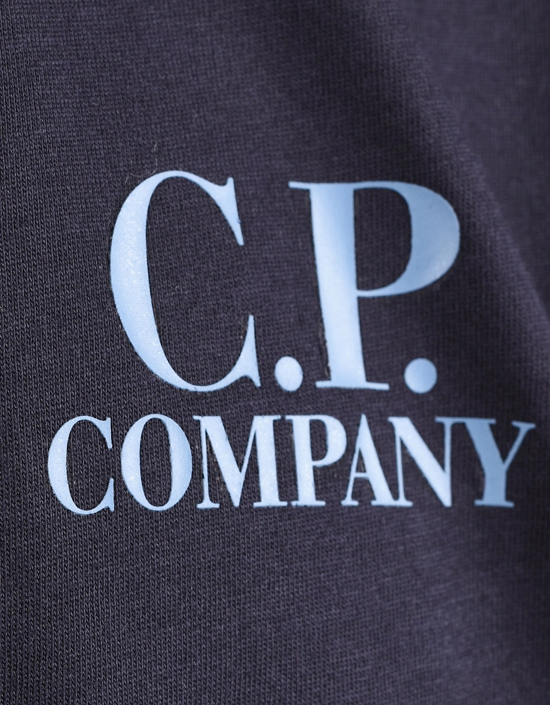 CP COMPANY FRONT & BACK PRINT T-SHIRT TOTAL ECLIPSE