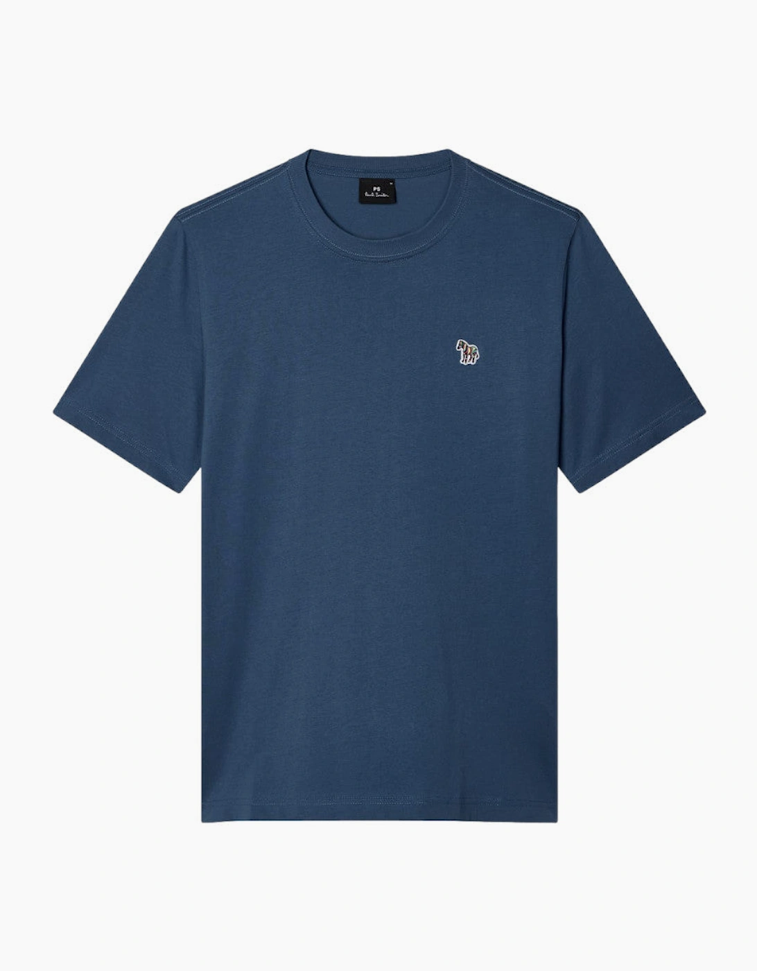 PS Paul Smith Reg Fit Zebra T-Shirt 46E Blue