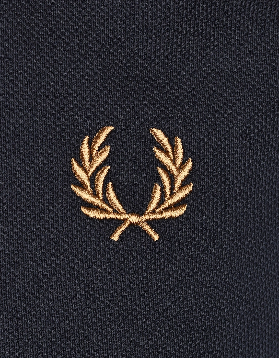 FRED PERRY TWIN TIPPED POLO NAVY/BRONZE
