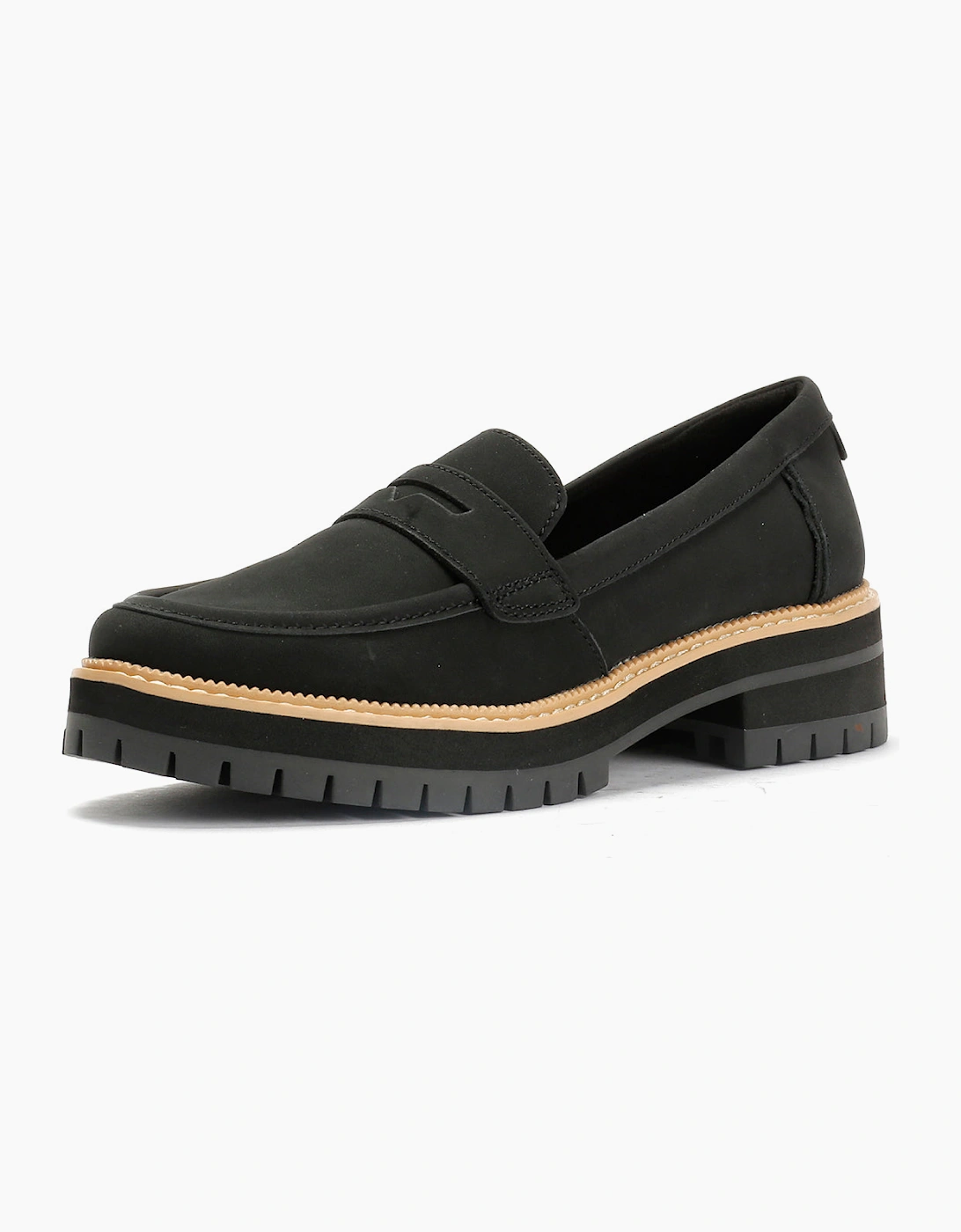 TOMS Cara Leather Women's Black Loafers