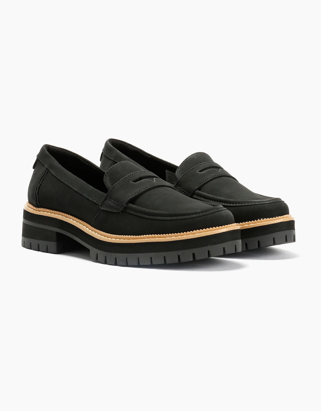 TOMS Cara Leather Women's Black Loafers
