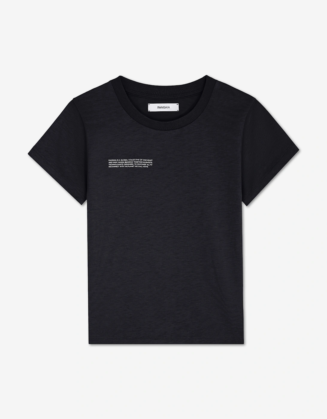 PANGAIA Kids Midweight T-Shirt in Black