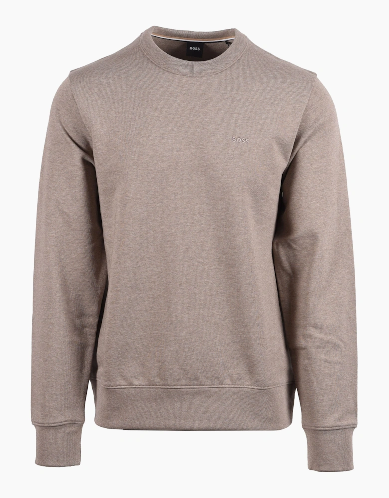 Boss Black H SHARPE SWEATSHIRT OPEN BROWN