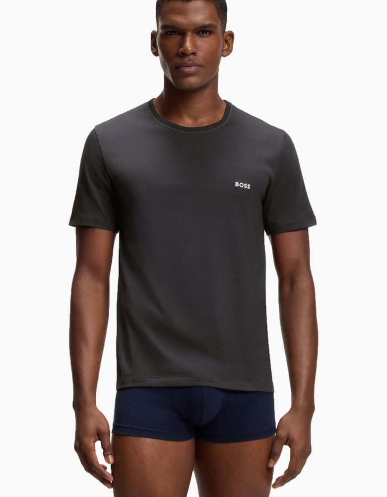 Boss Black 3 PACK T-SHIRT OPEN BLUE