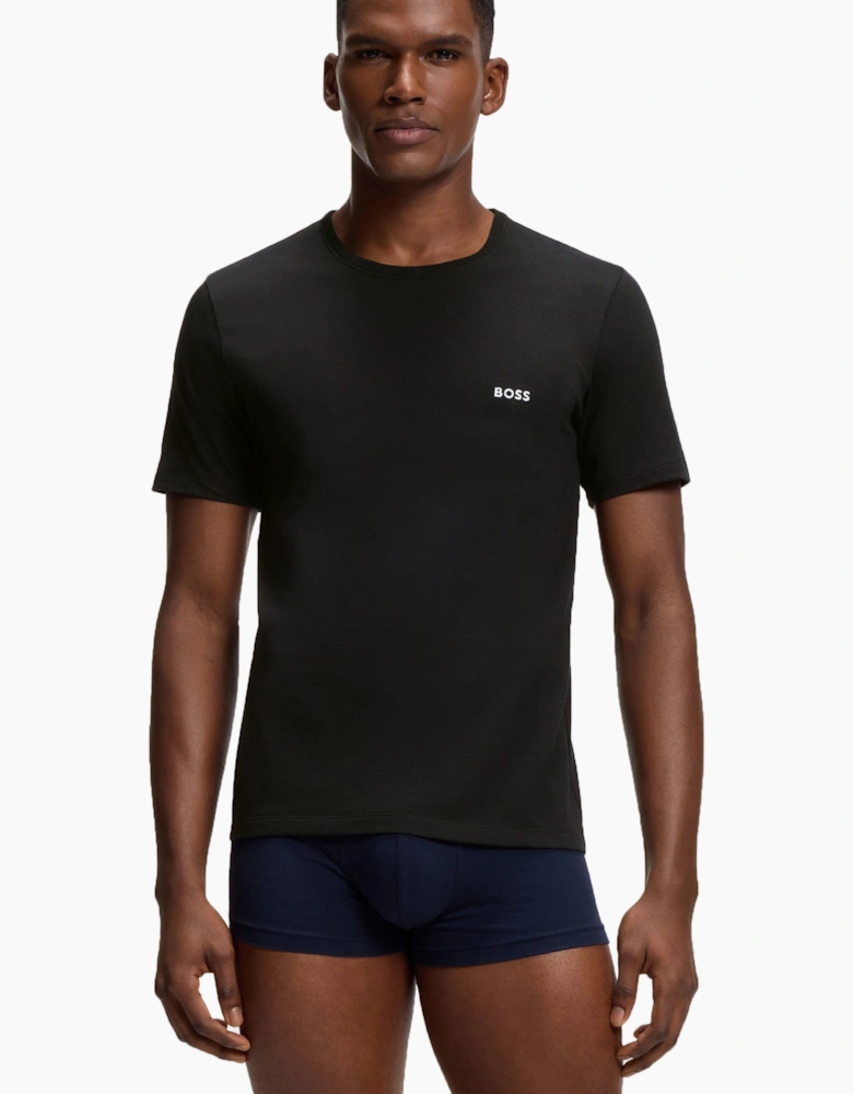 Boss Black 3 PACK T-SHIRT OPEN BLUE