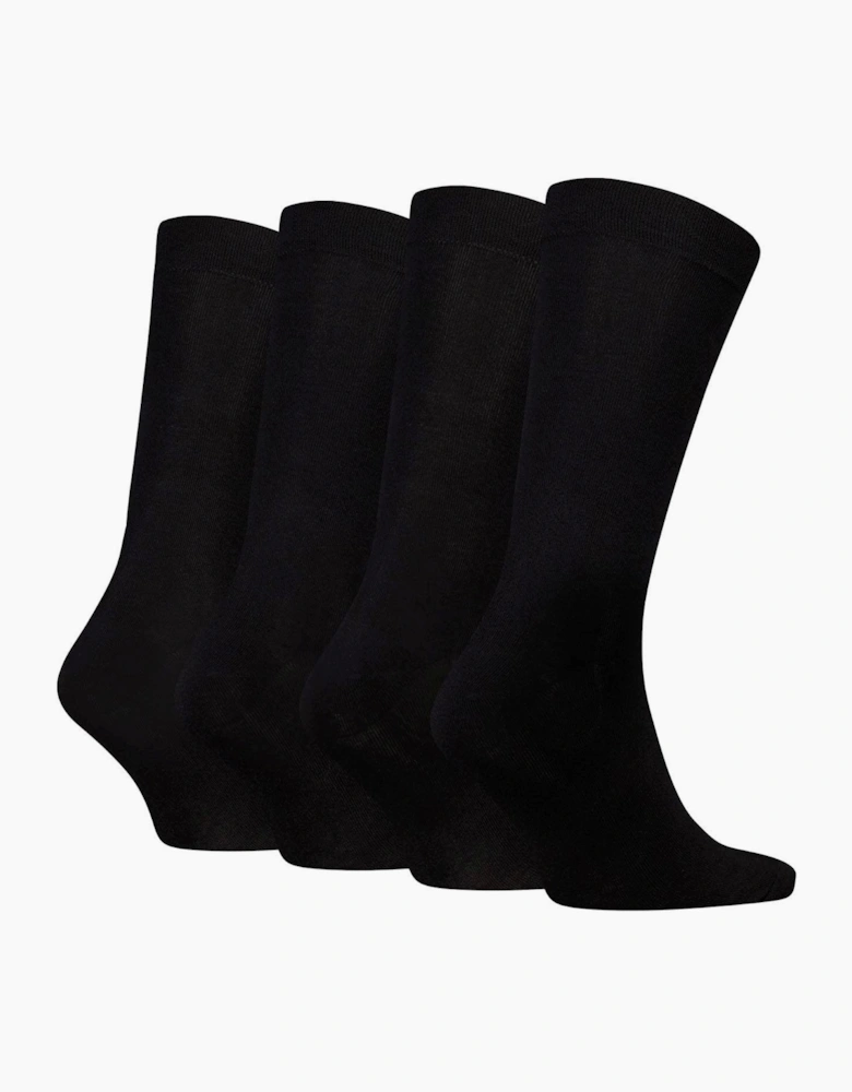 Calvin Klein 4 Pack Giftbox Classic Mens Crew Socks Black