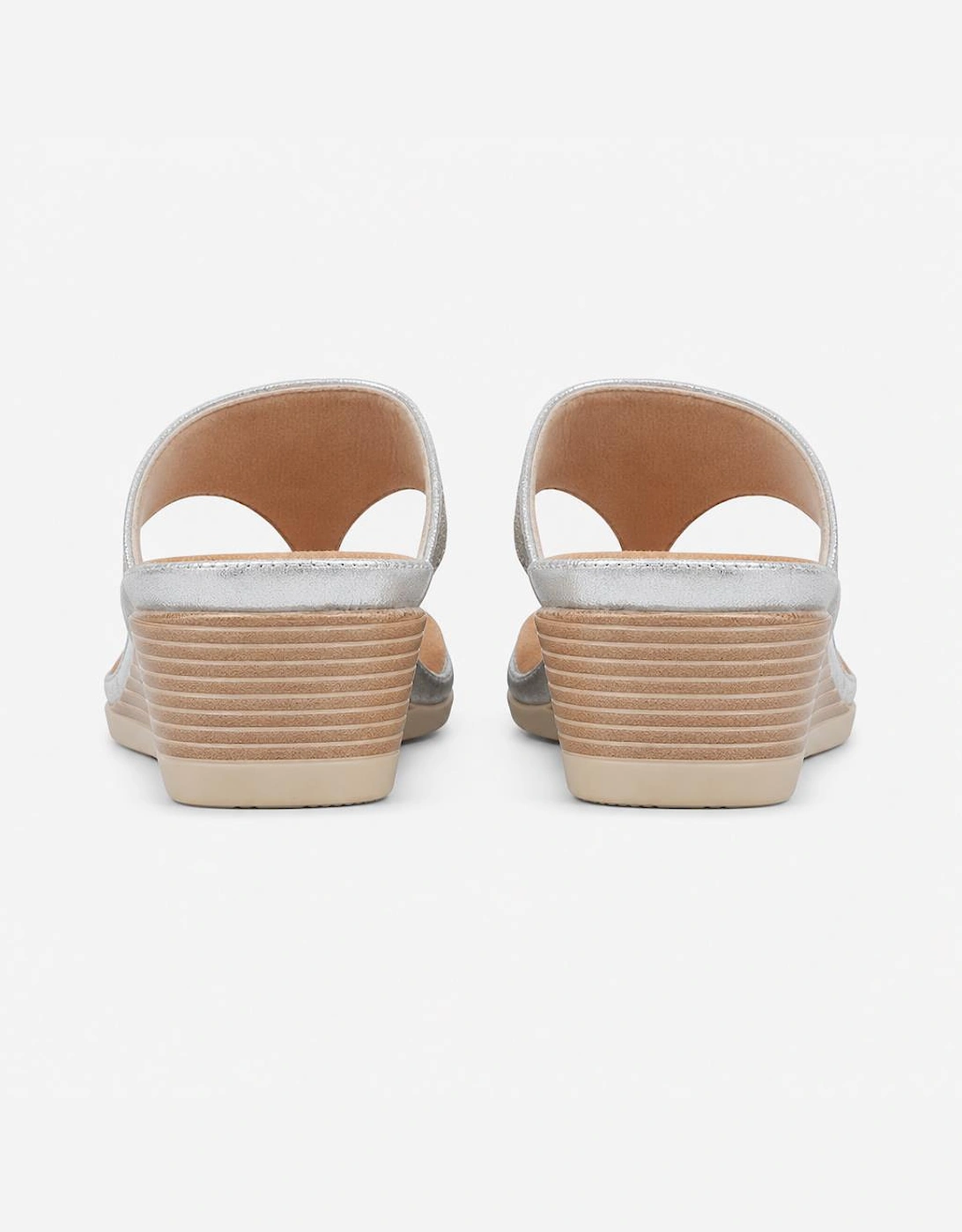 Cipriata SANDRA Womens Toe-Post Sandals Silver