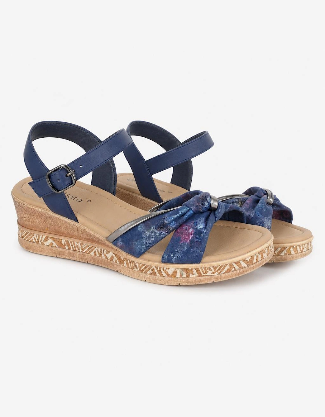 Cipriata SARINA Womens Ankle Strap Sandals Navy