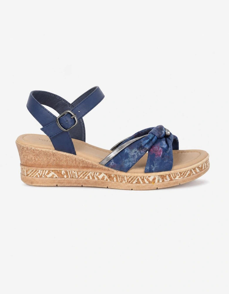 Cipriata SARINA Womens Ankle Strap Sandals Navy